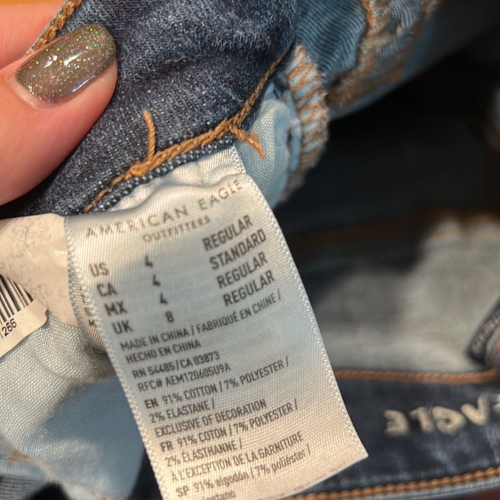 American eagle size 4 super hi-rise Jeggings good condition - Picture 5 of 6